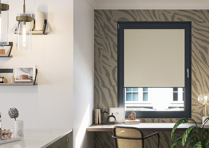 Umbra (Blackout), Papyrus - Stick Fit Honeycomb Blind - Image 3